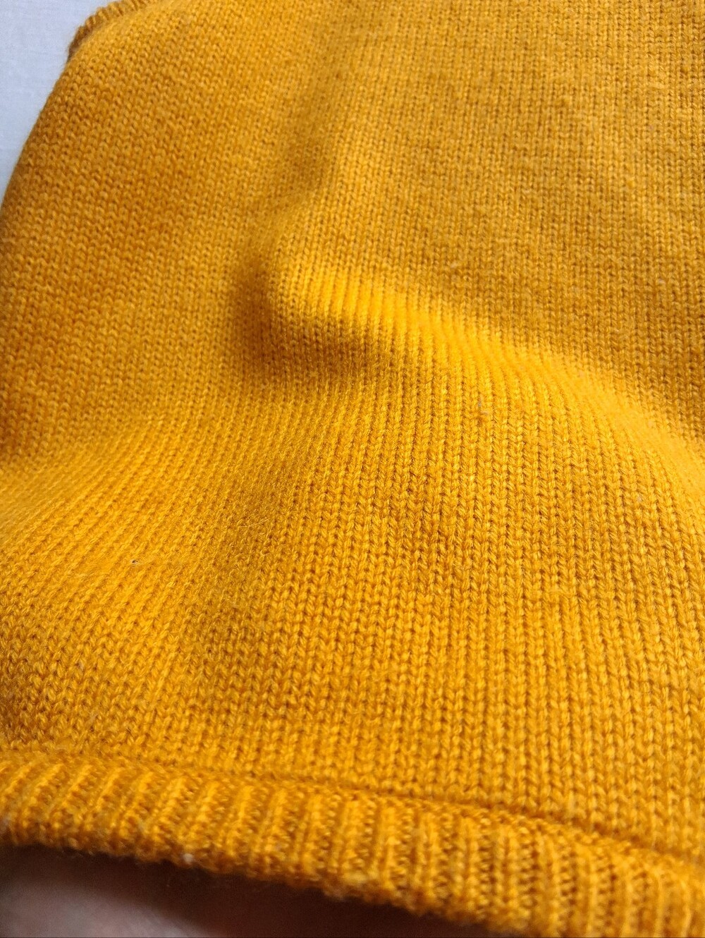 Vintage Sweater Vest Knit Yellow retro women’s size 12 - Picture 12 of 14